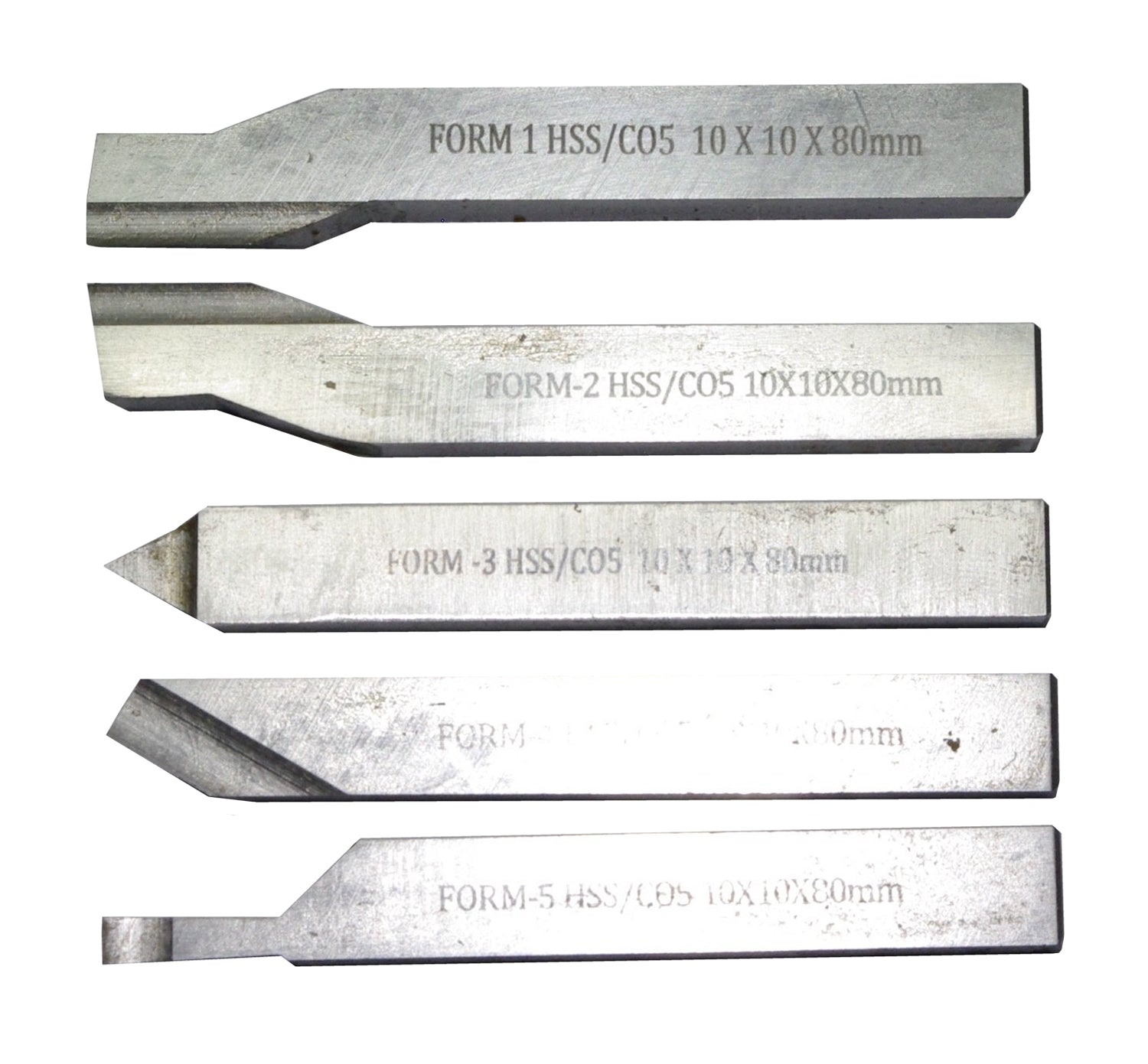 PROXXON 24550 Satz HSS Drehstahl 10x10mm Länge 80mm für PD 400