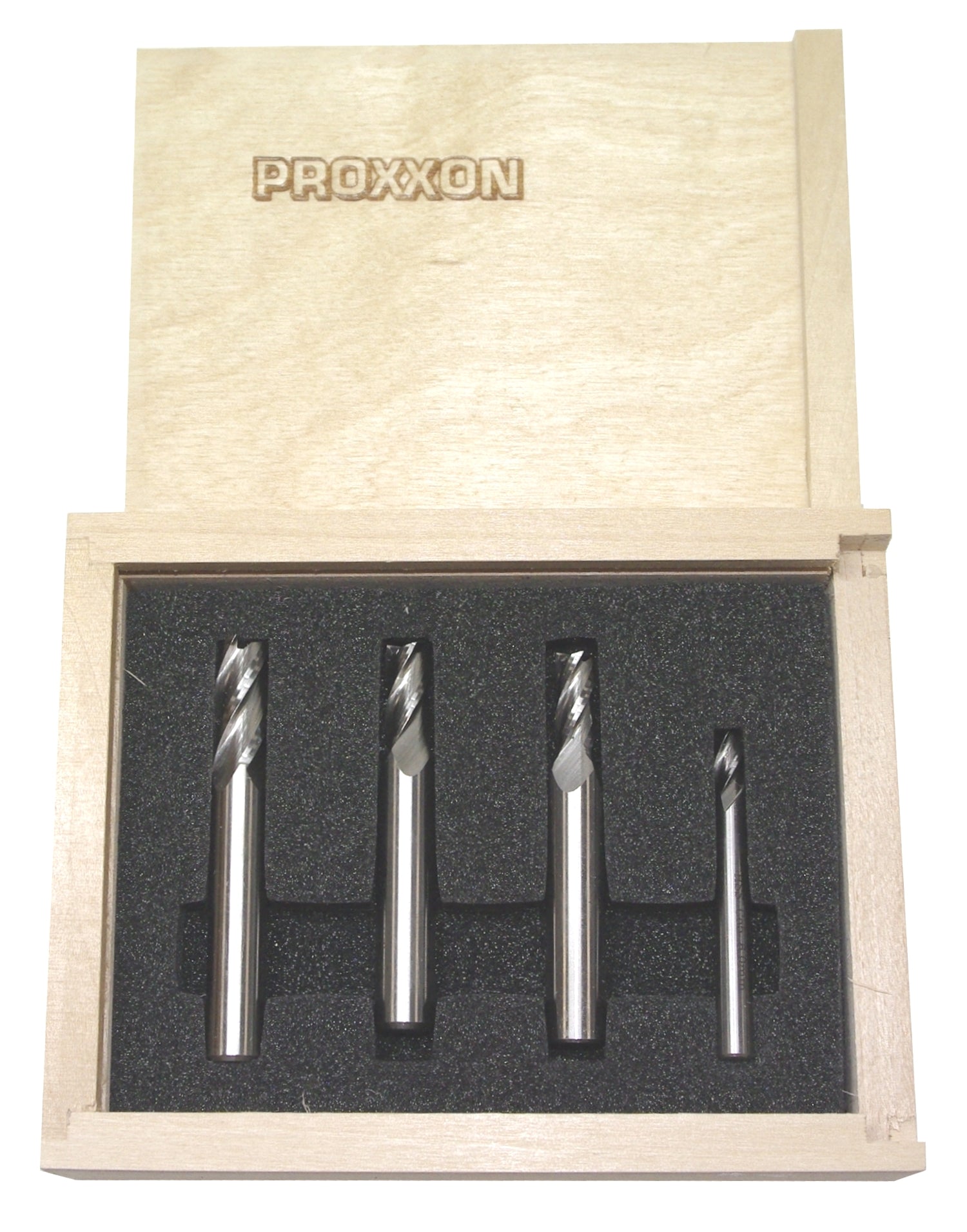 PROXXON 24620 Satz HSS Schaftfräser Ø 6mm 7mm 8mm 10mm