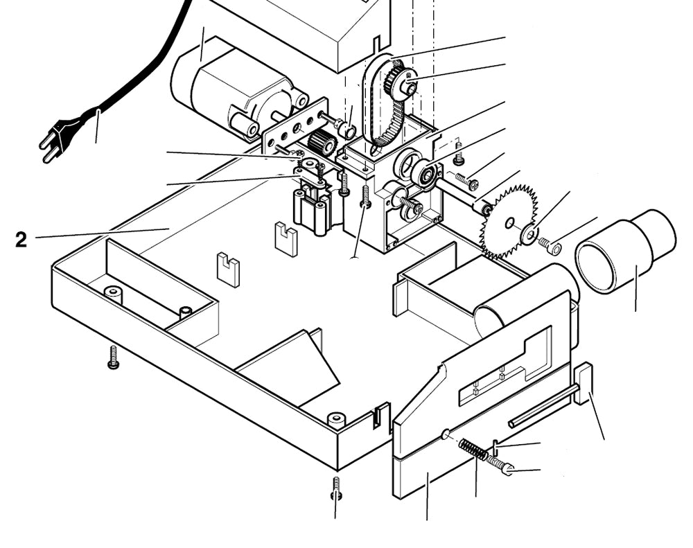 PROXXON 27006-02 Gehäuseunterteil für Tischkreissäge KS230
