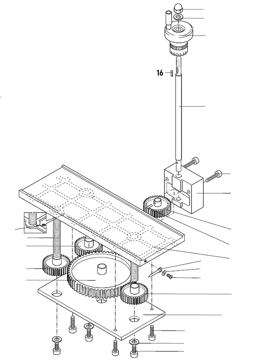 PROXXON 27040-06-16 Paßfeder für Dickenhobel DH40