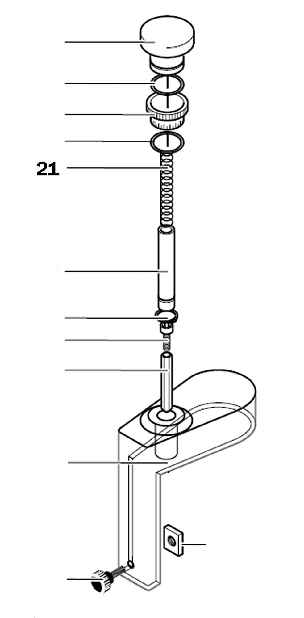 PROXXON 27050-21 Druckfeder für MICRO Profiliergerät MP400
