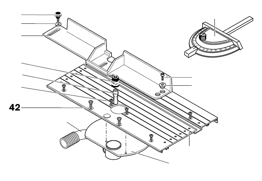 PROXXON 27050-42 Senkschraube für MICRO Profiliergerät MP400