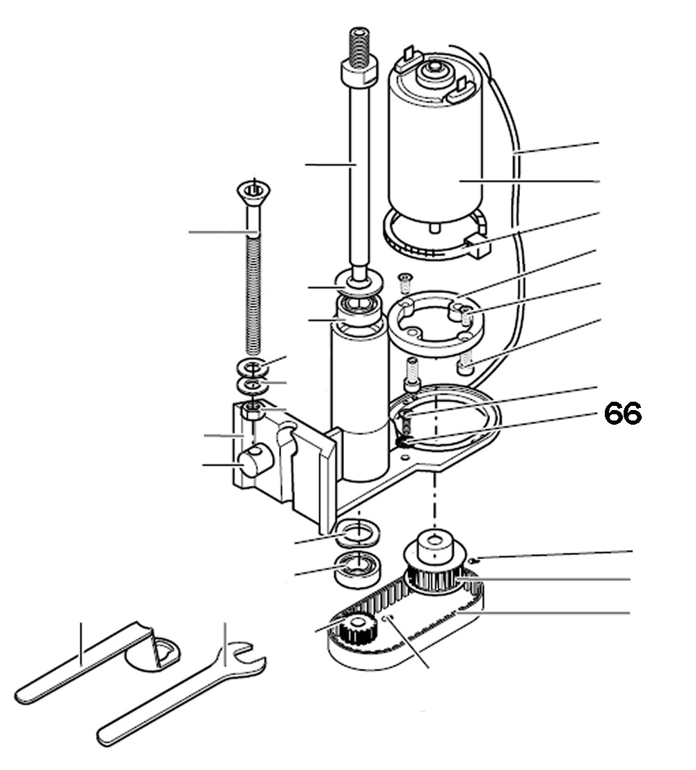 PROXXON 27050-66 Zahnscheibe für MICRO Profiliergerät MP400