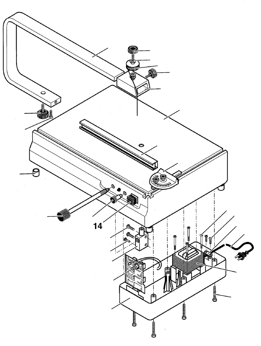PROXXON 27080-14 Hauptschalter Ein-/Ausschalter für Thermocut 230/e