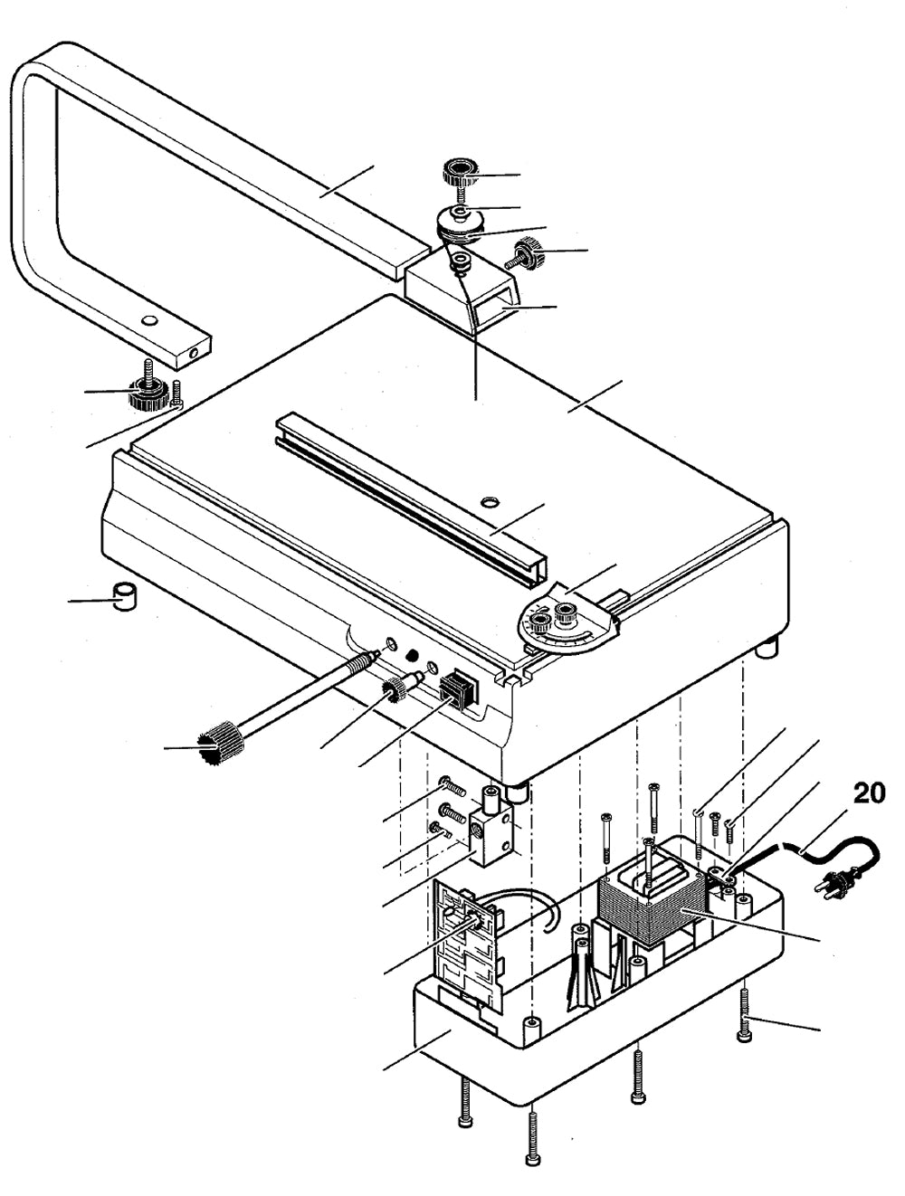 PROXXON 27080-20 Netzkabel für Thermocut 230/e