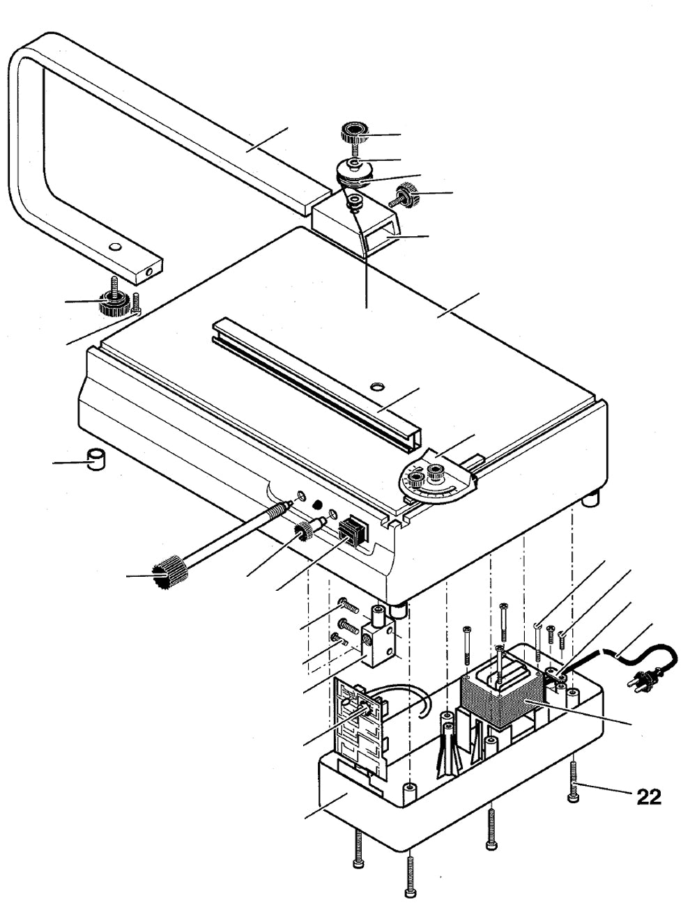PROXXON 27080-22 Schraube für Gehäuseabdeckung für Thermocut 230/e