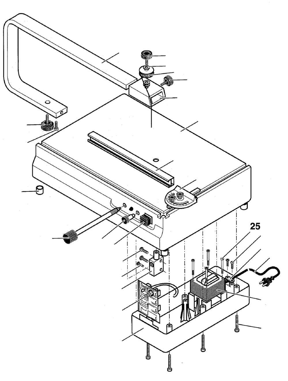 PROXXON 27080-25 Schraube für Transformator für Thermocut 230/e