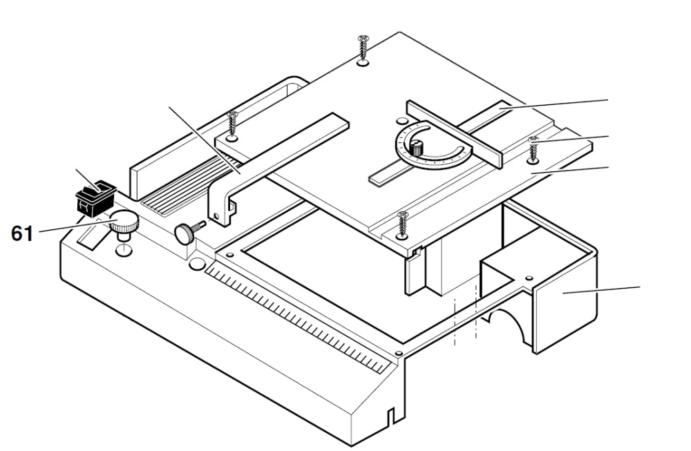 PROXXON 27088-61 Regelknopf für Dekupiersäge DS230/E
