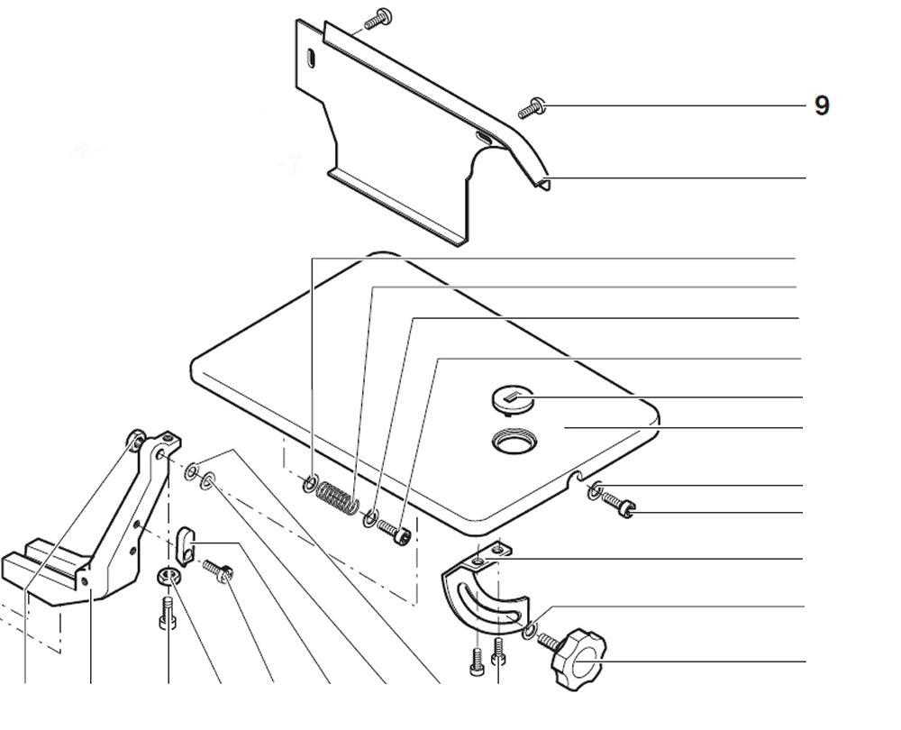 PROXXON 27090-09 Schraube für Dekupiersäge DSH/E 27090