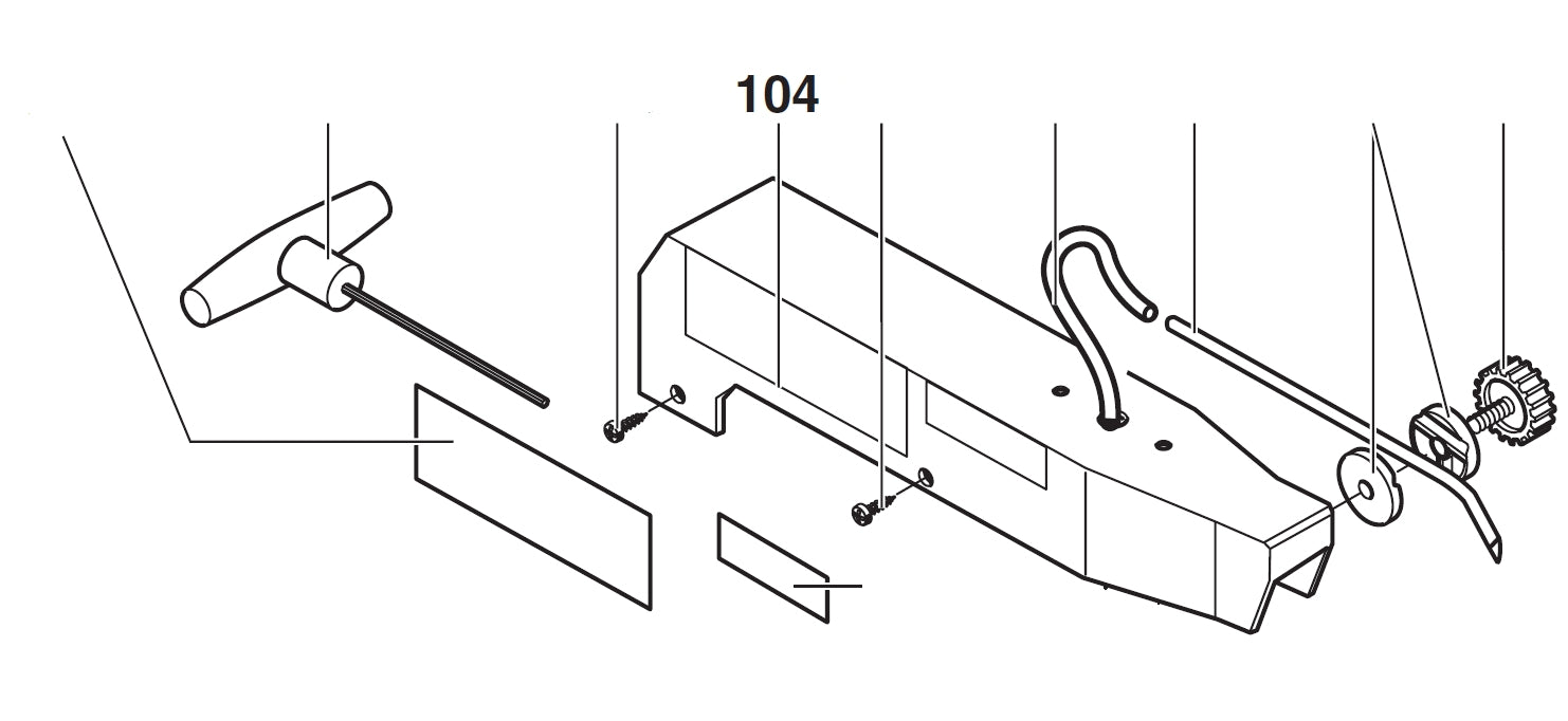 PROXXON 27090-104 Sägearmabdeckung für Dekupiersäge DSH/E 27090
