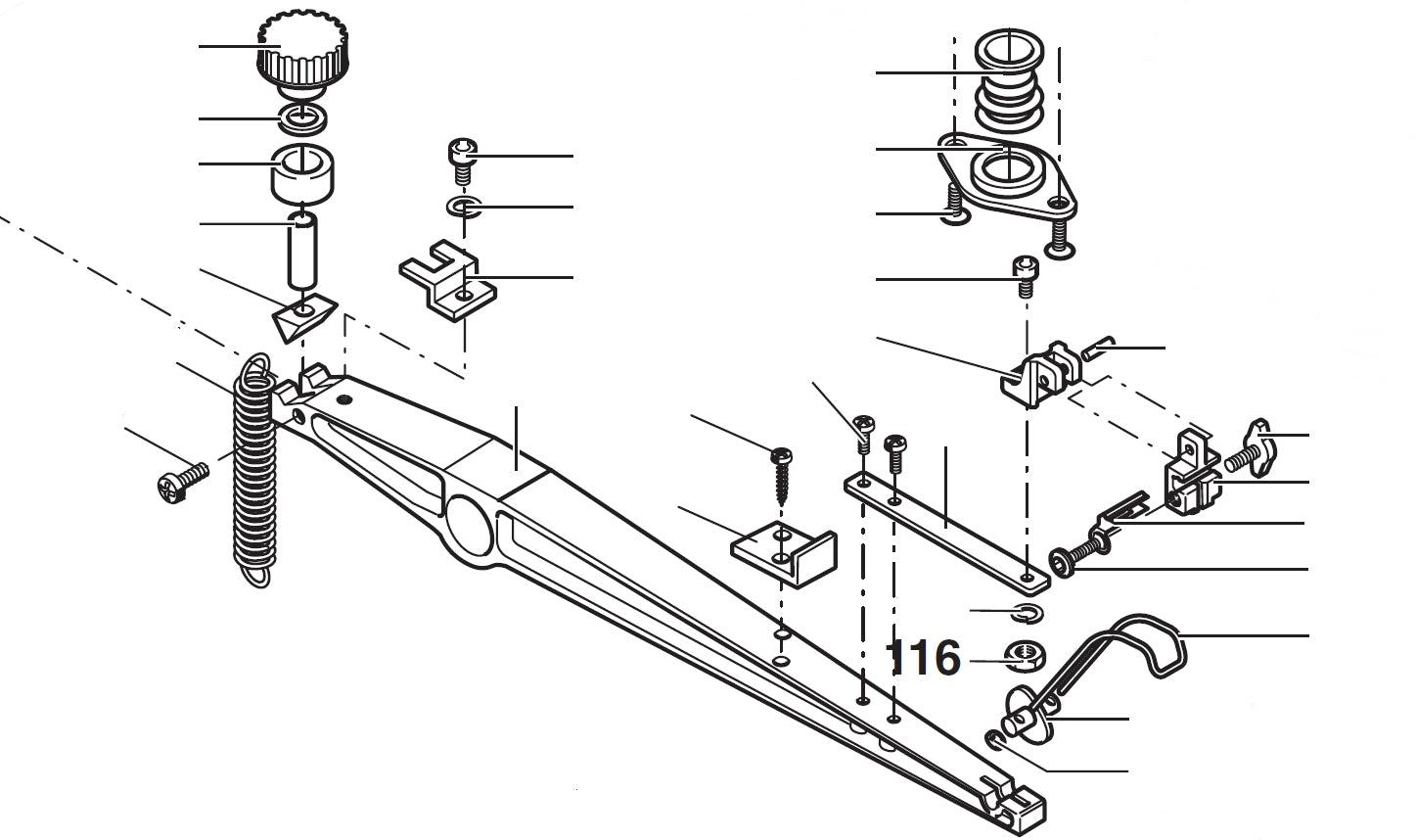 PROXXON 27090-116 Sechskantschraube für Dekupiersäge DSH/E 27090