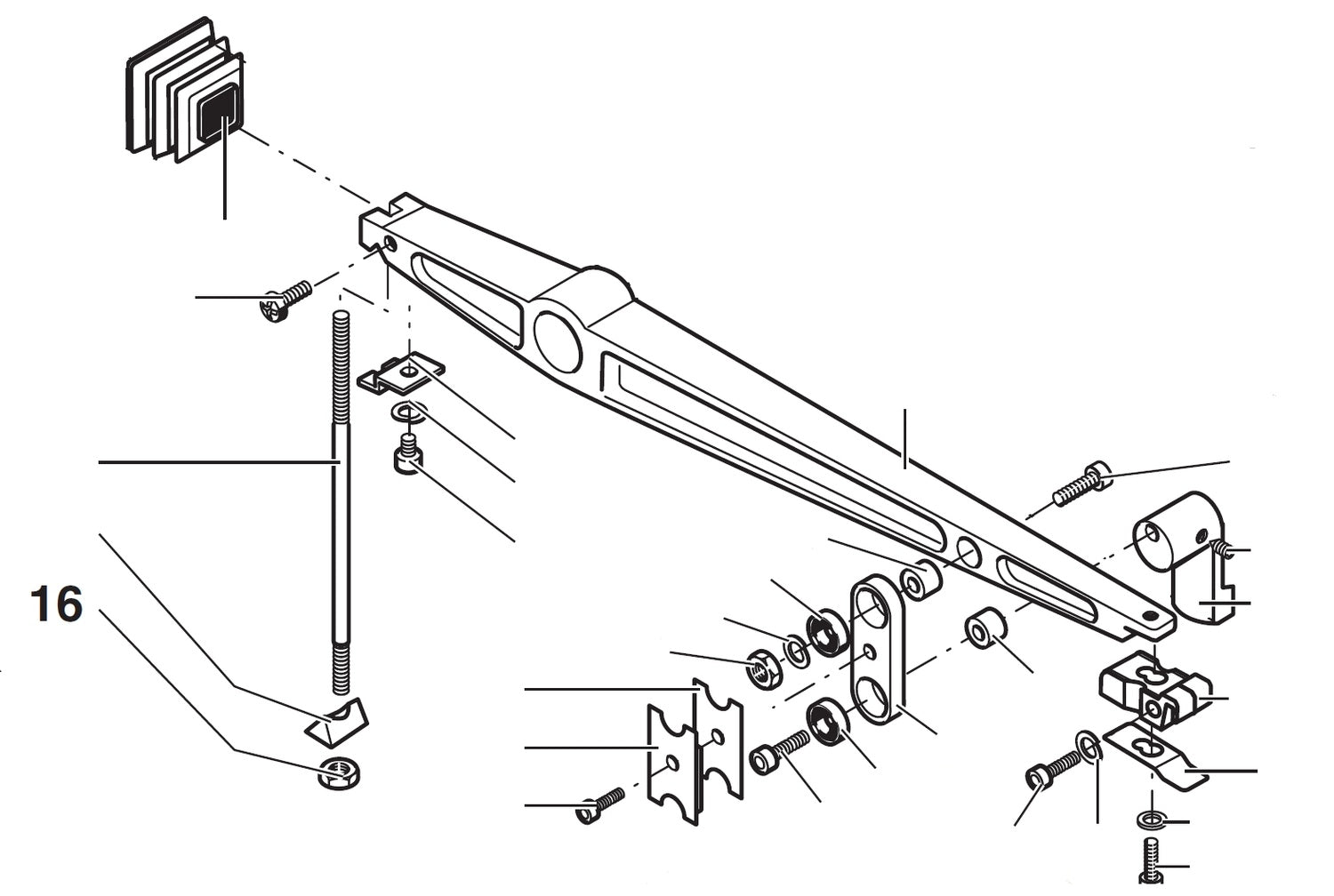 PROXXON 27090-16 Sechskantmutter für Dekupiersäge DSH/E 27090