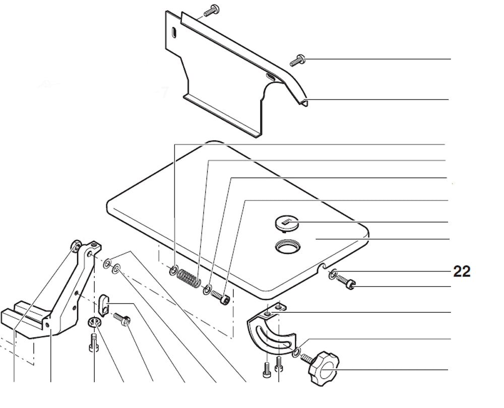 PROXXON 27090-22 Federscheibe für Dekupiersäge DSH/E 27090