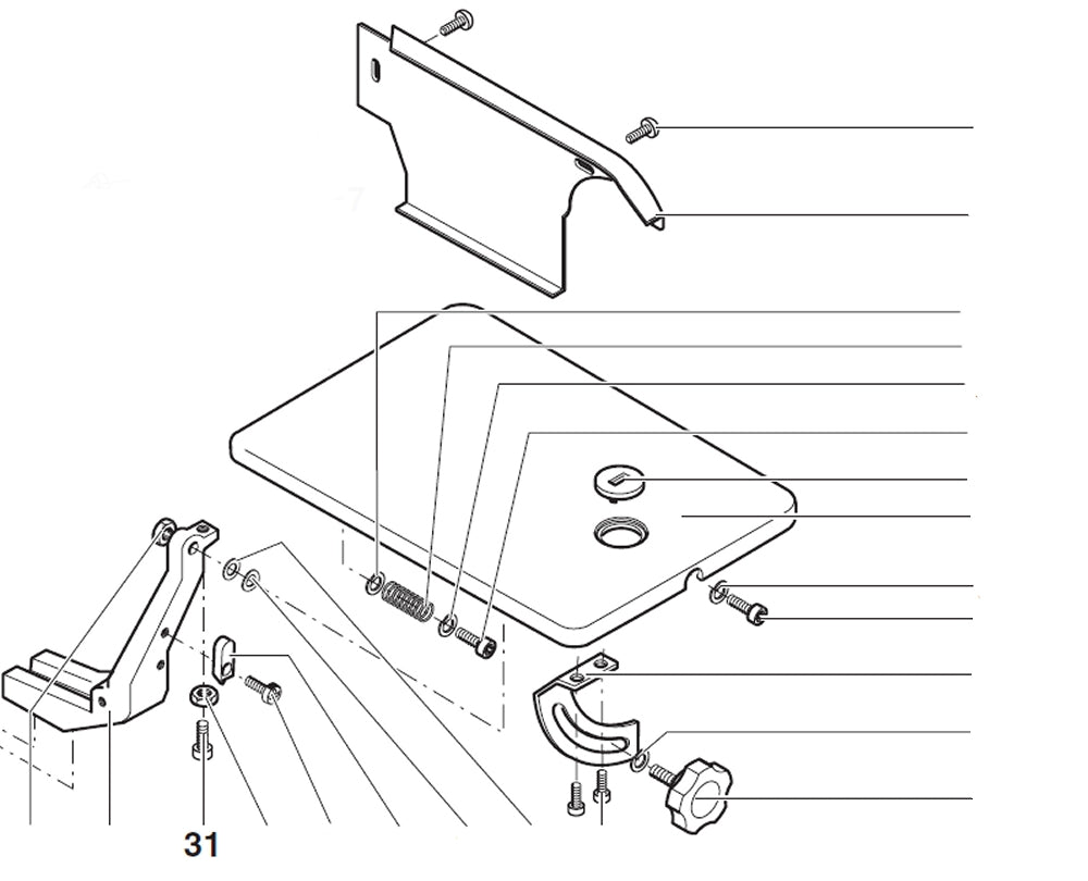PROXXON 27090-31 Schraube für Dekupiersäge DSH/E 27090