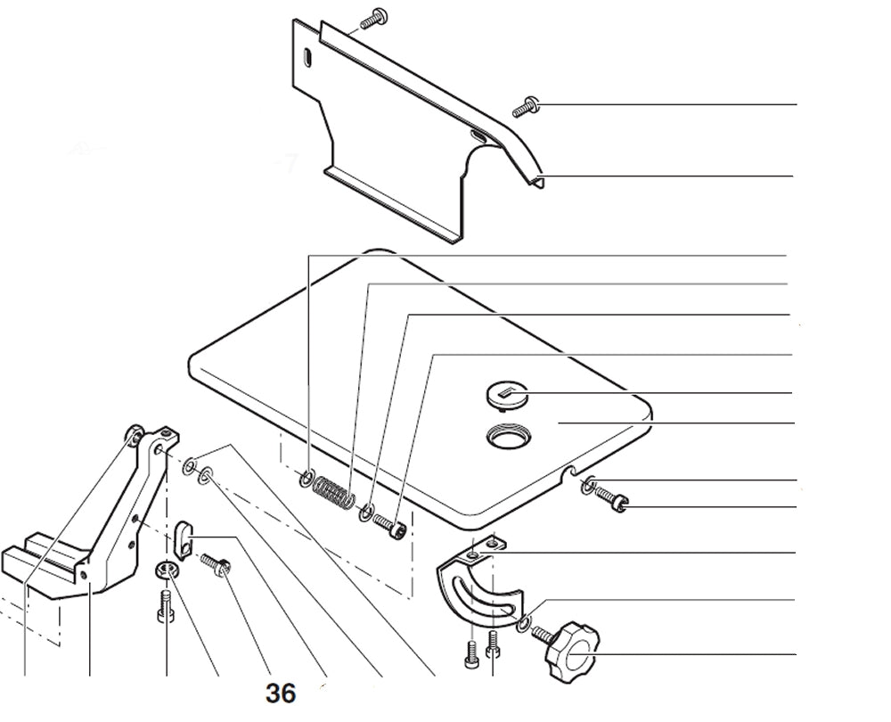 PROXXON 27090-36 Schraube für Dekupiersäge DSH/E 27090