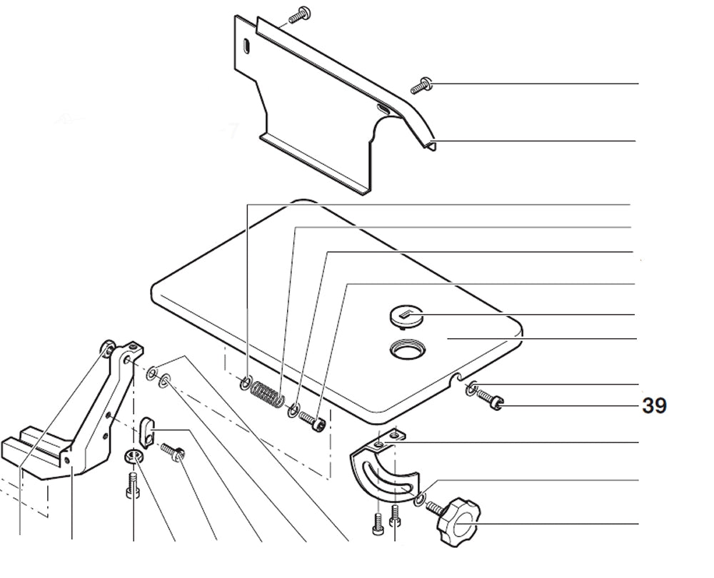 PROXXON 27090-39 Schraube für Dekupiersäge DSH/E 27090