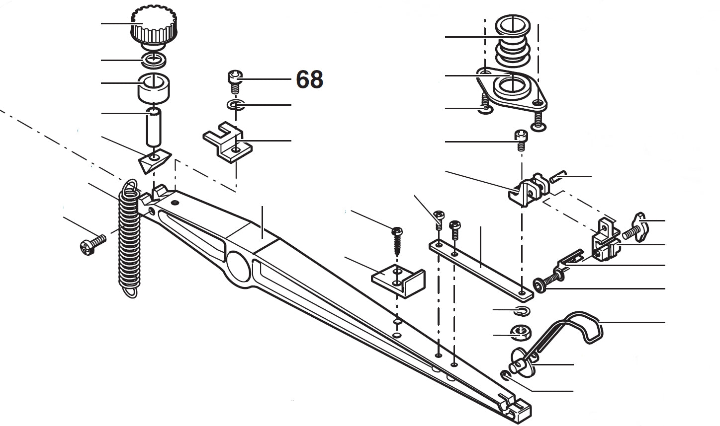 PROXXON 27090-68 Schraube für Dekupiersäge DSH/E 27090