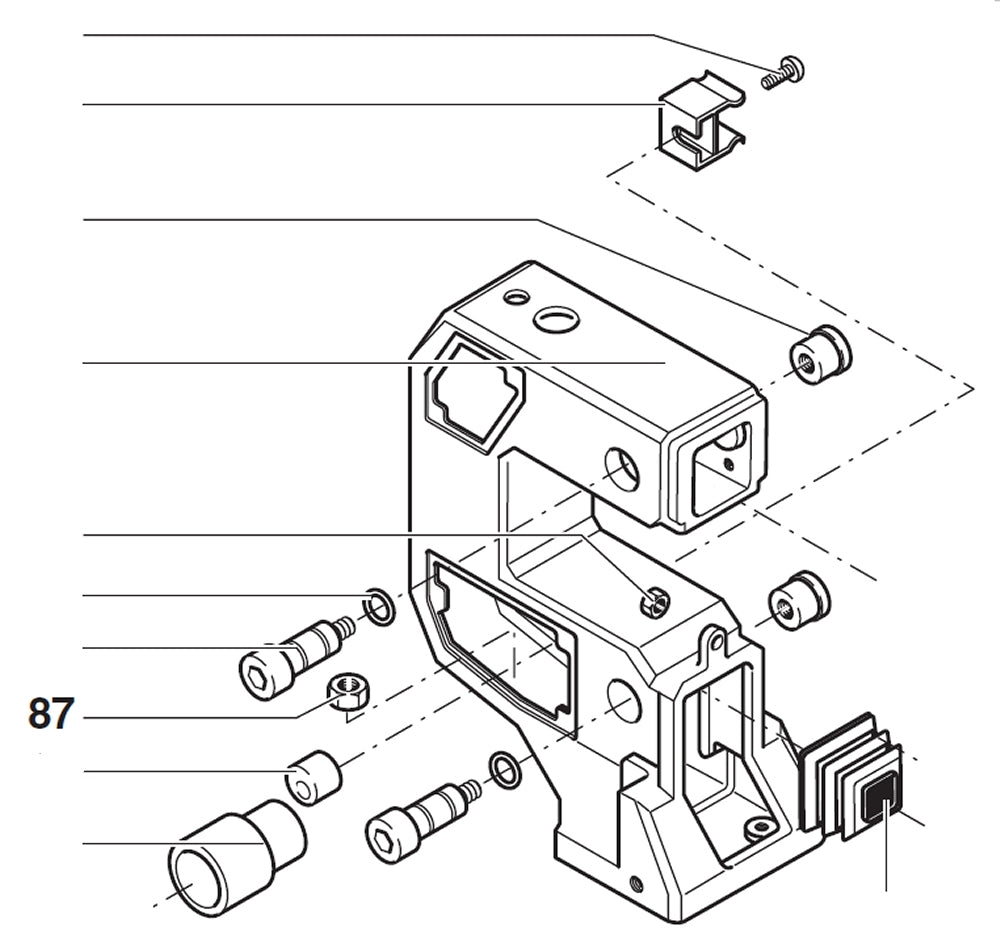 PROXXON 27090-87 Sechskantmutter für Dekupiersäge DSH/E 27090