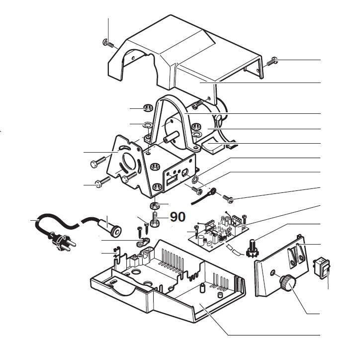 PROXXON 27090-90 Schraube für Dekupiersäge DSH/E 27090