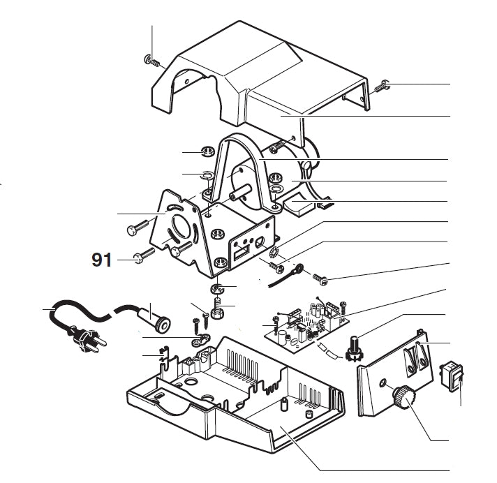 PROXXON 27090-91 Schraube für Dekupiersäge DSH/E 27090