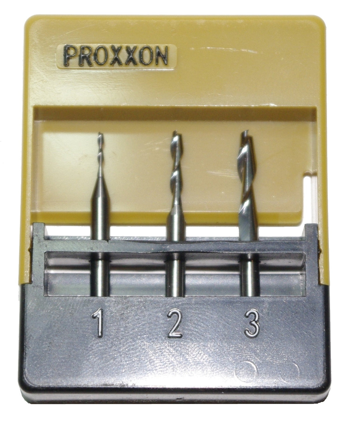 PROXXON 27116 Vollhartmetall-Schaftfräsersatz 3-teilig