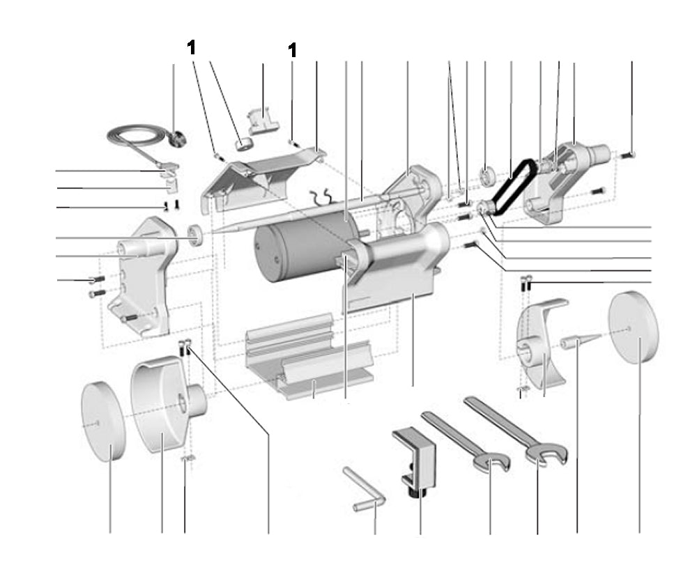 PROXXON 27180-01 Schraube für Poliermaschine PM 100 / PM100
