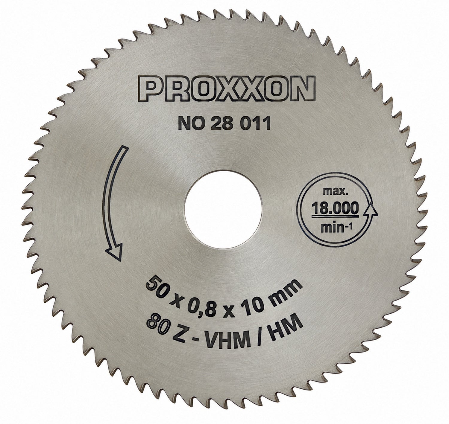 PROXXON 28011 Vollhartmetall - Kreissägeblatt / Sägeblatt Ø50mm x 0,6mm