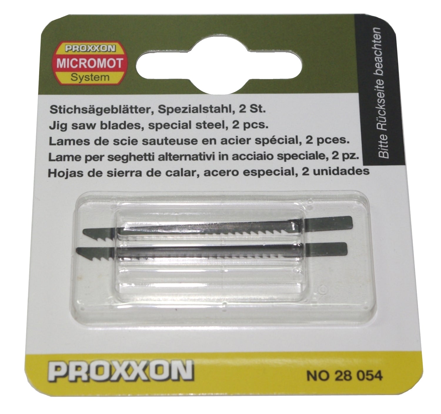 PROXXON 28054 Stichsägeblatt - Spezialstahl (Zahnteilung 1,50mm)