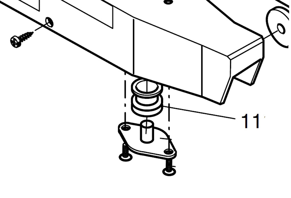 PROXXON 28092-11 Blasebalg Form ZickZack für Dekupiersäge DSH 28092