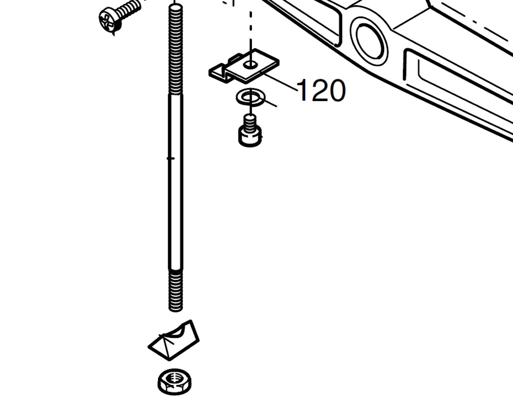 PROXXON 28092-120 Haltestück für Dekupiersäge DSH