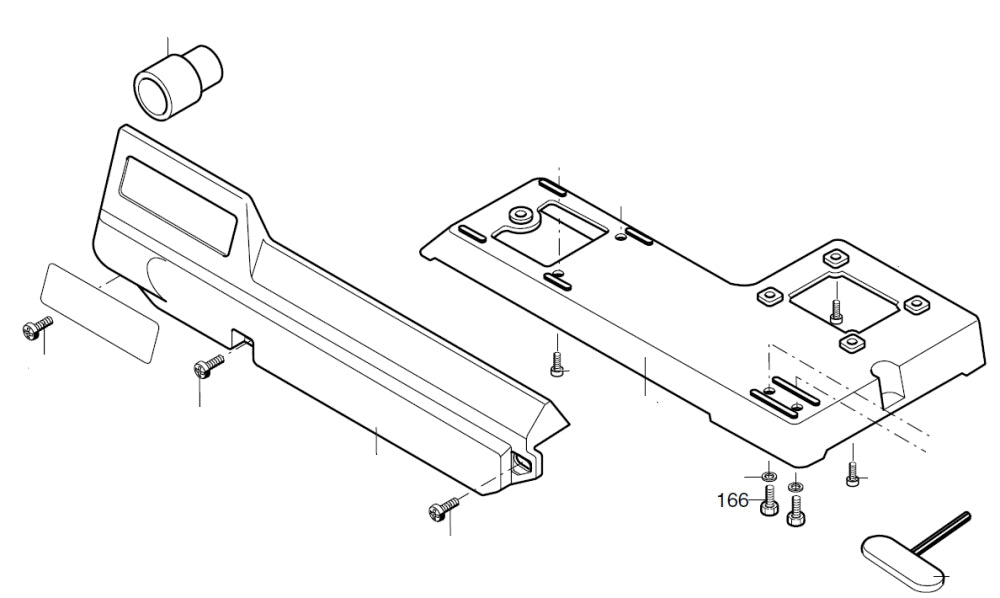 PROXXON 28092-166 Innensechskantschraube für Dekupiersäge DSH