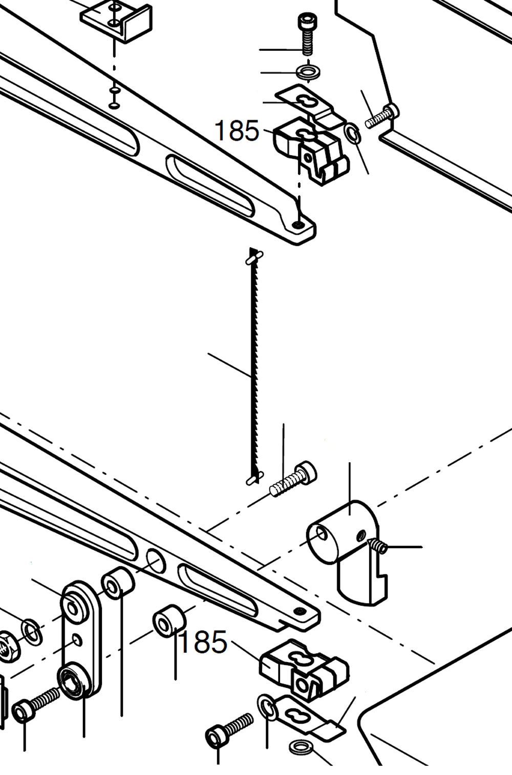PROXXON 28092-185 Klemmhalter Sägeblatthalter Adapter für DSH 28092