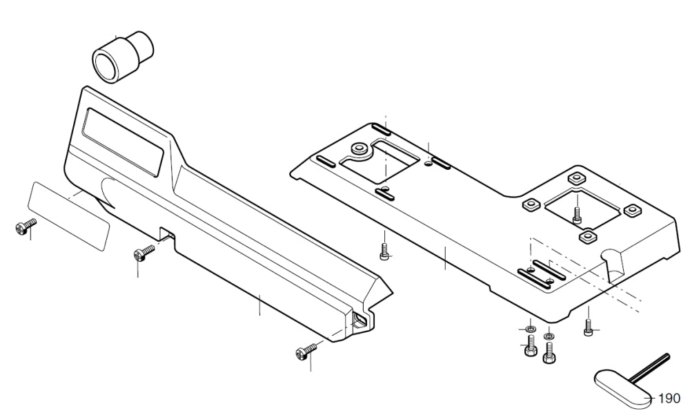 PROXXON 28092-190 T-Griff für Dekupiersäge DSH