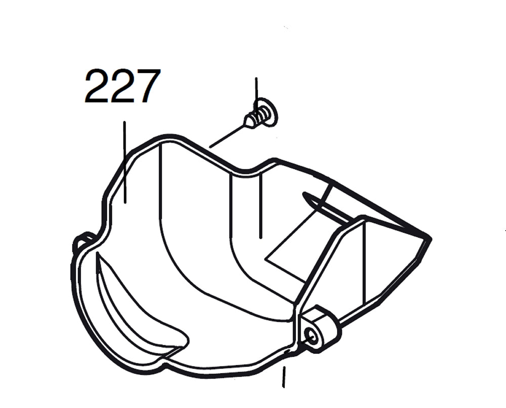 PROXXON 28092-227 Luftleitblech für Dekupiersäge DSH ab 08/2015