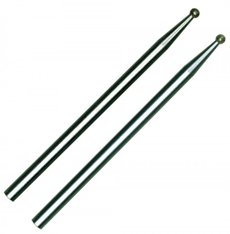 PROXXON 28212 Diamantschleifstifte Form Kugel 1,0 mm 2 Stück/Packung