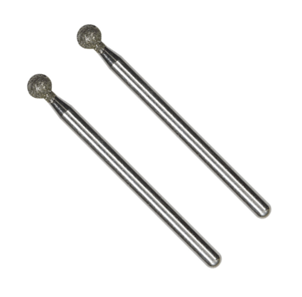PROXXON 28226 Diamantschleifstifte Form Kugel 4,4mm 2 Stück
