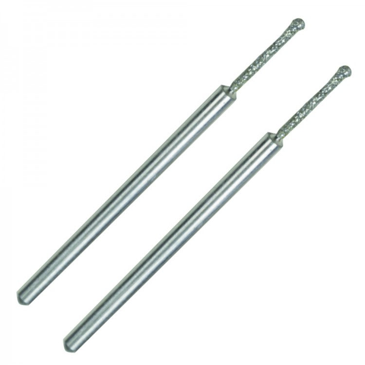 PROXXON 28230 Diamantschleifstifte Form Kugel Ø 1,2mm 2 Stück/Packung