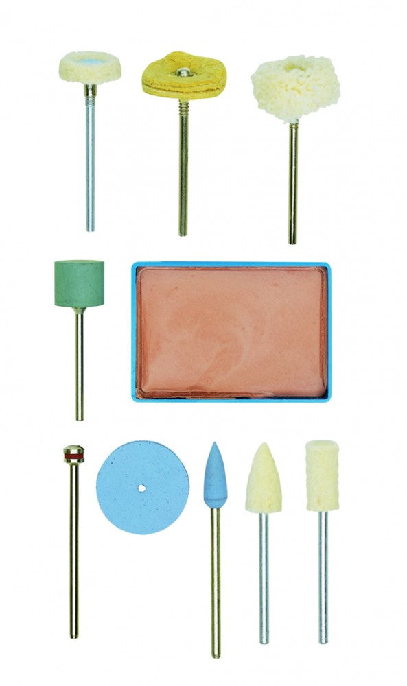 PROXXON 28285 Polier Komplett Set 10 teilig