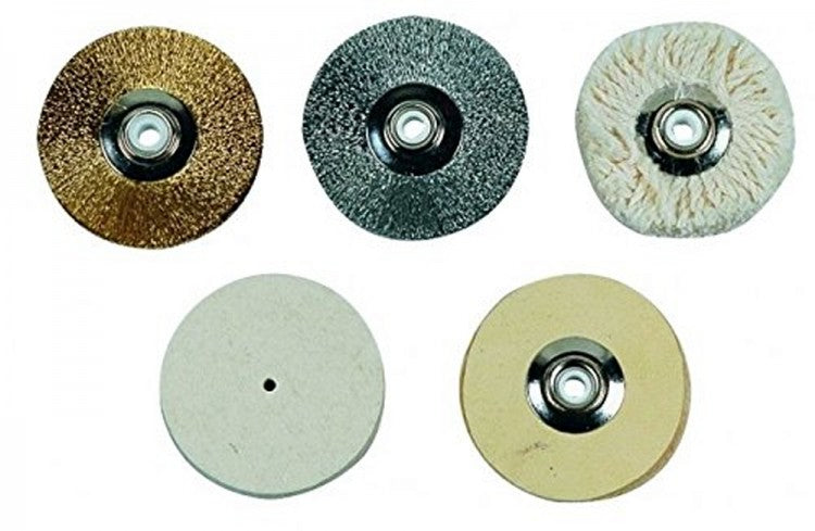 PROXXON 28312 Poliersortiment 5 teilig Ø50mm für SP/E