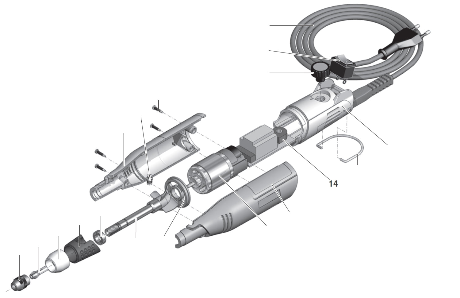 PROXXON 28440-14 Platine für MicroMot 230/E