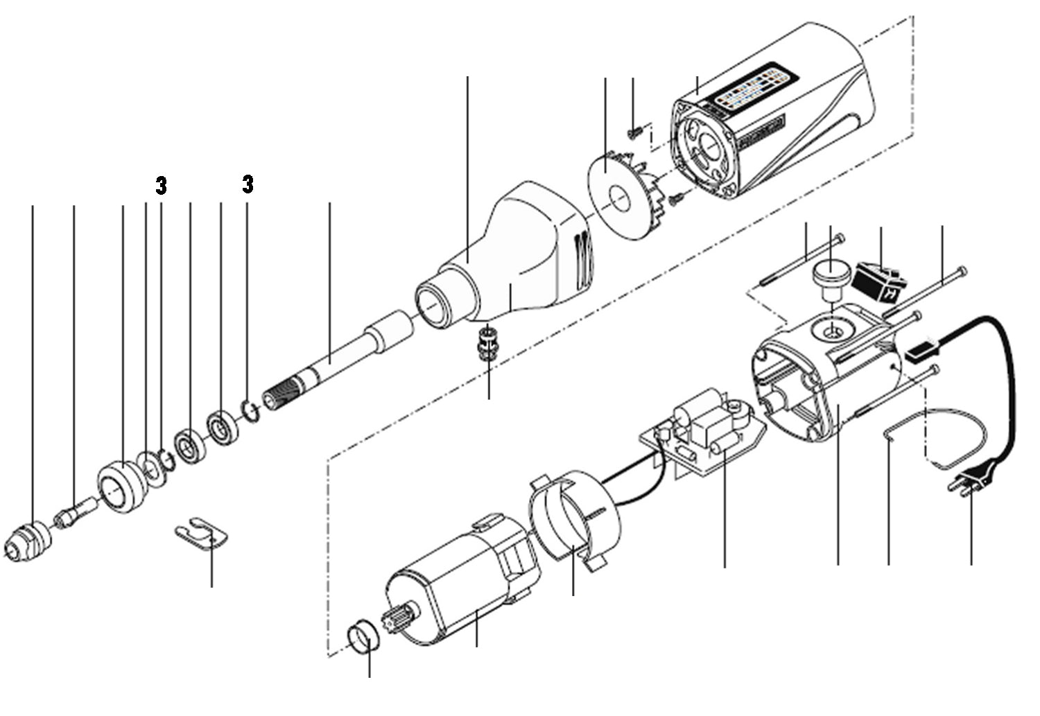 PROXXON 28481-03 Sicherungsring für Industriebohrschleifer IB/E & IBS/E