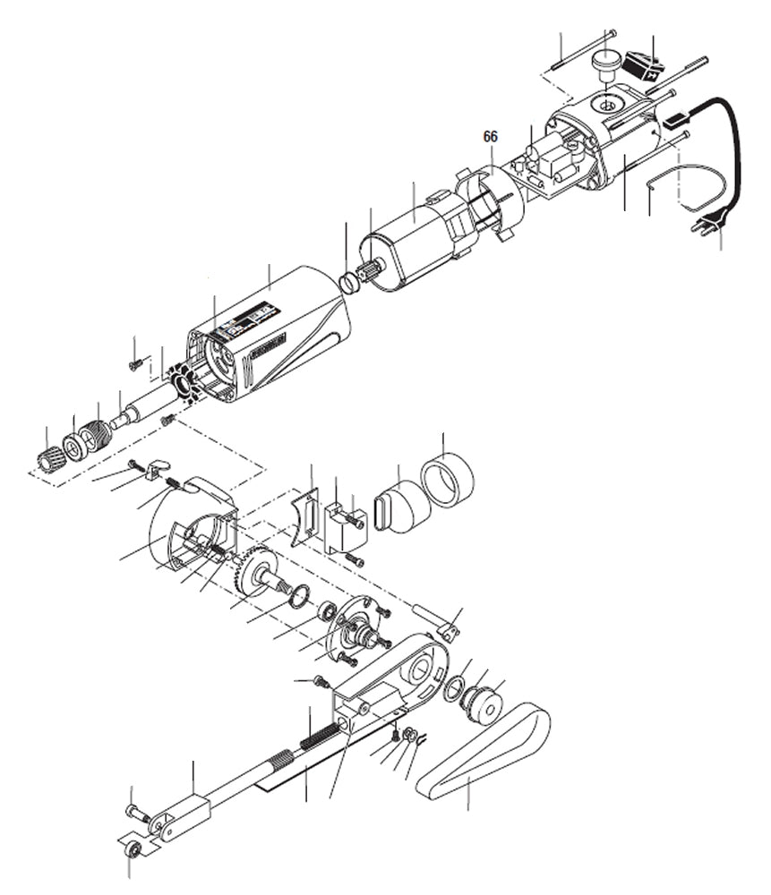 PROXXON 28536-66 Stützring für Bandschleifer BS/E Ersatzteil