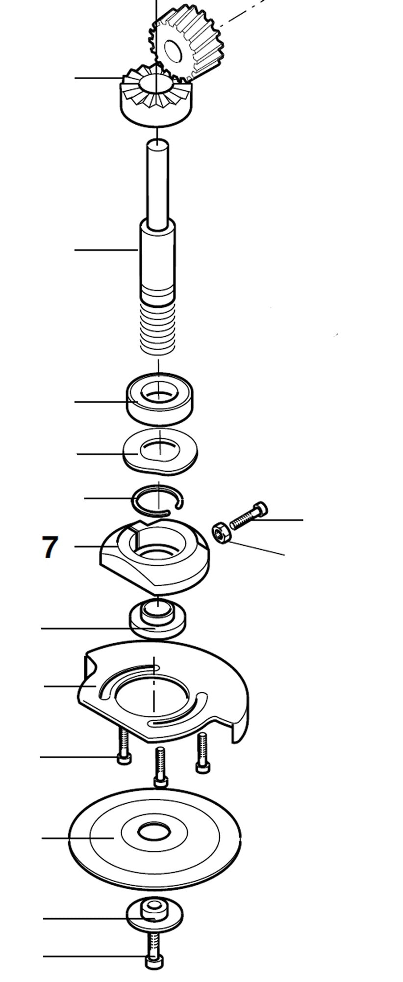 PROXXON 28547-07 Flansch für LWS LHW LWE