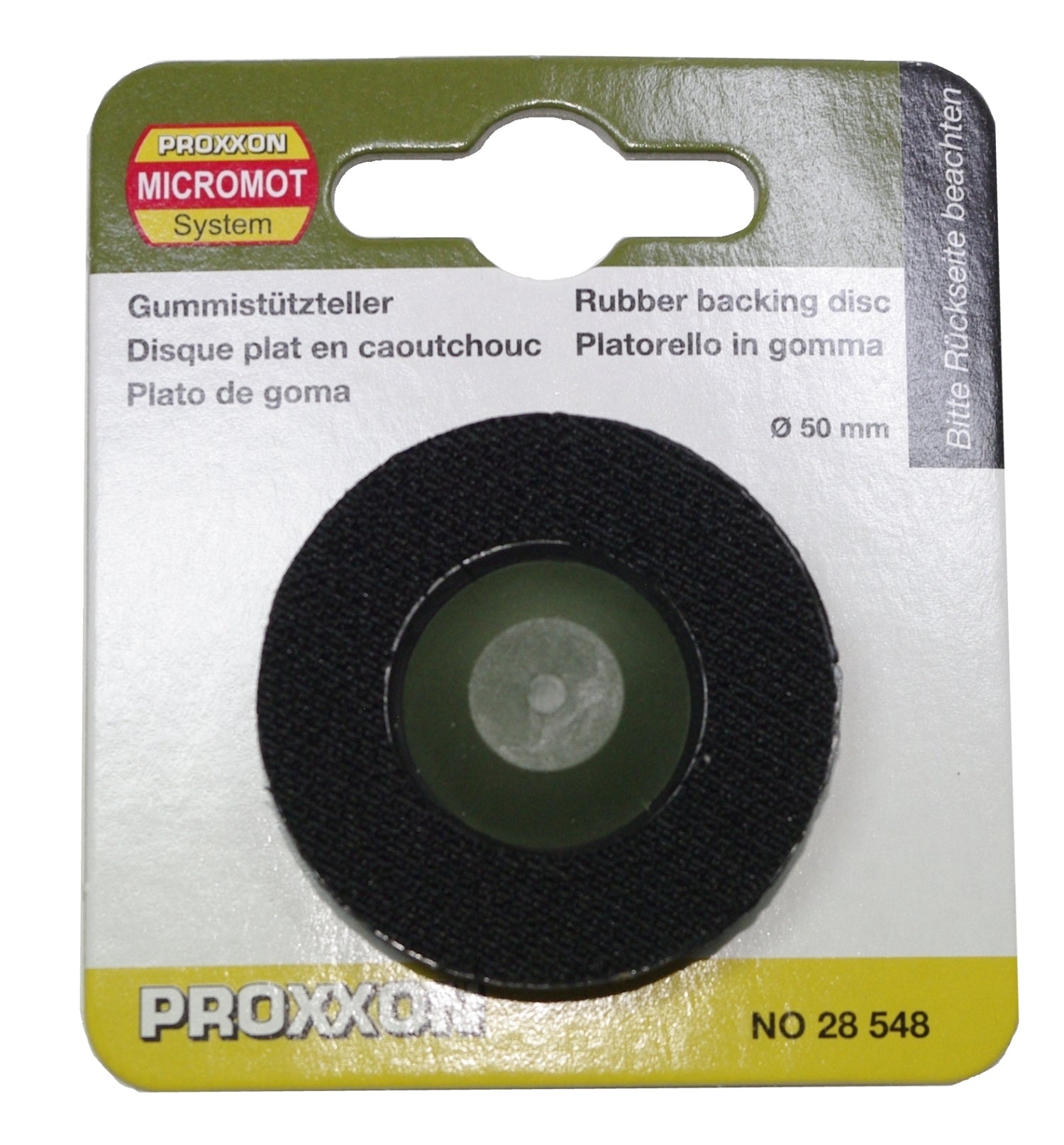 PROXXON 28548 Gummistützteller Zubehör für Proxxon 28547, 28660, 29820, 29822