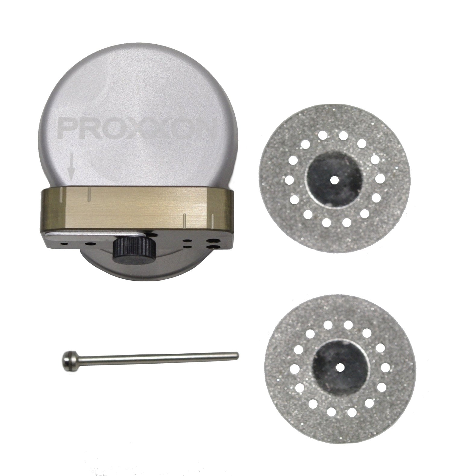 PROXXON 28614 Elektroden Schleifvorsatz ESV mit 2 Diamant-Schleifscheiben