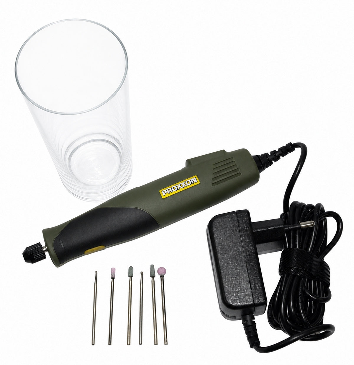 PROXXON 28636 Gravierset GG 18 inklusive Zubehör 230V Graviergerät