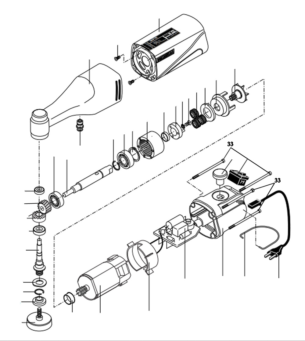 PROXXON 28660-33 Gehäuseschraube für Winkelpolierer WP/E