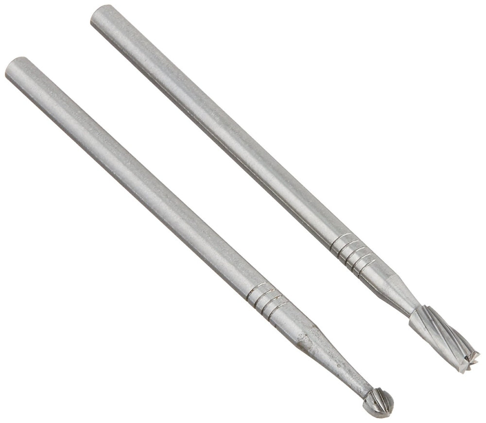 PROXXON 28750 Satz Hartmetall  Fräser 2 teilig Form Zylinder & Kugel