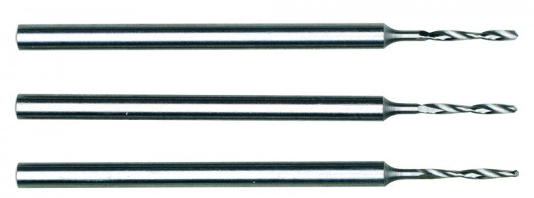 PROXXON 28854 HSS-Micro-Spiralbohrer Durchmesser Ø1,0mm 3 Stück/Pack