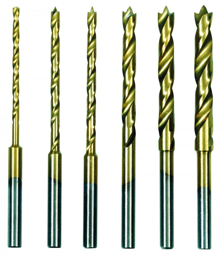 PROXXON 28876 HSS-Spiralbohrersatz mit Zentrierspitze 1,5 - 4,0mm 6tlg.